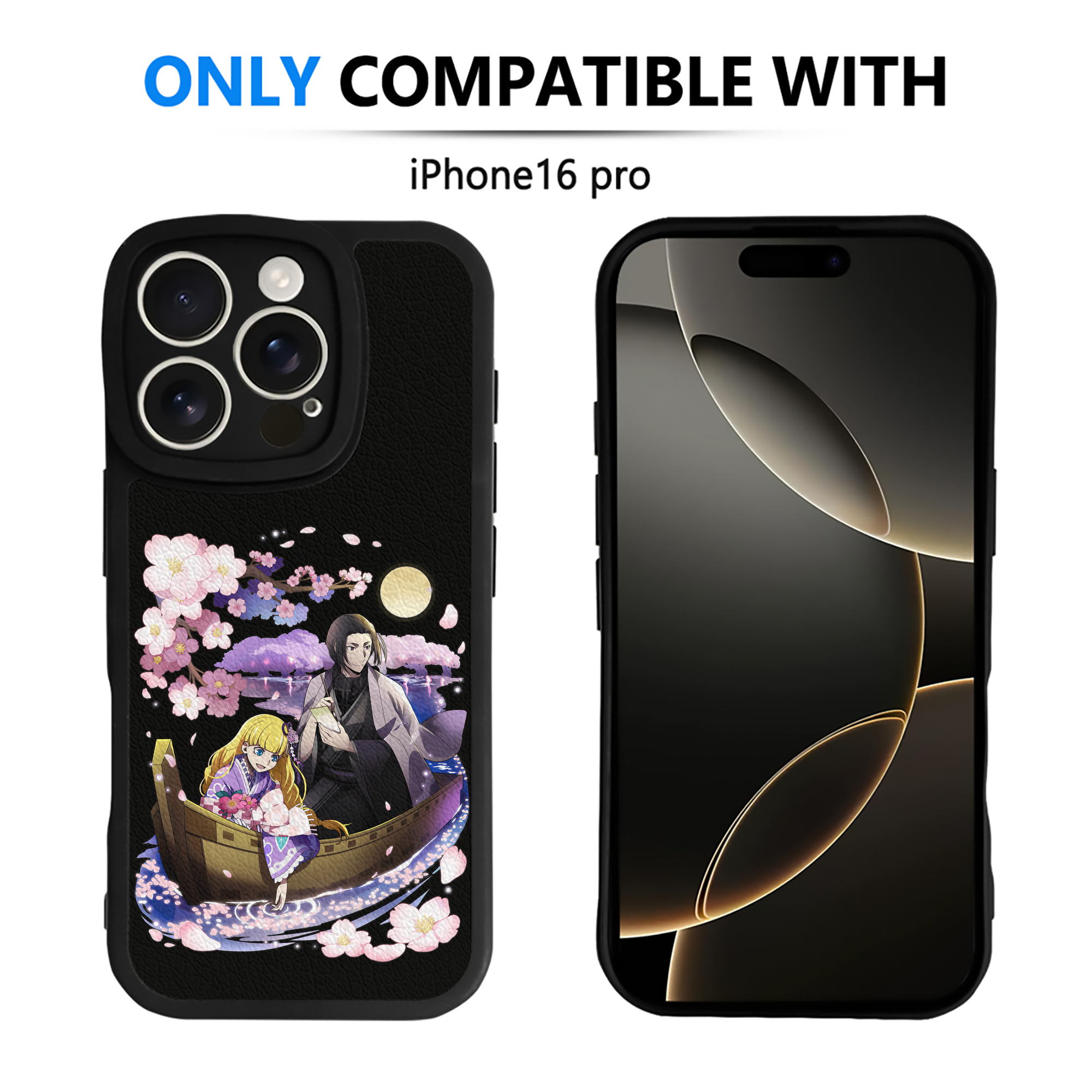 （画像用） 文豪ストレイドッグス Bungo Stray Dogs 【iPhone 16シリーズ対応】シリコンスマホケース（レザー調） 材質：シリコン